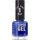 Rimmel London Super Gel Step 1 Jelly Esmalte de uñas ofrece hasta 14 días de color y brillo en gel sin necesidad de lámpara