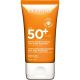 Clarins Créme Solaire Jeunesse Très Haute Protection Spf 50 Protector solar facial resistente al agua antiarrugas y antimanchas acabado mate 50 ml