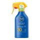 Nivea Sun Protege & Hidrata Spray Spf 30 Protector solar corporal contra quemaduras solares y el envejecimiento prematuro 48 horas 270 ml