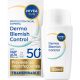 Nivea Sun Derma Skin Clear Fluido Acabado Seco Spf50 + Fluido facial antiimperfecciones con niacinamida para pieles grasas 40 ml