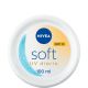 Nivea Soft Uv Diario Cream Spf 15 Crema hidratante intensiva para rostro cuerpo y manos de textura ligera y no grasa hasta 48 horas 100 ml