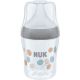 Nuk Biberón Aldogón Perfect Match +0m Silicona Biberón fácil de desmontar con tetina suave y elástica para un buen agarre 150 ml