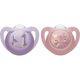 Nuk Chupete First Choice 18-36m Chupete con tetina de silicona y orificios de ventilación extragrandes permite la máxima circulación de aire 2 uds