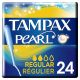 Tampax Tampones Pearl Regular Tampones con aplicador de plástico 24 uds