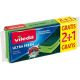 Vileda Ultra Fresh Salvauñas Formato Especial Estropajo de fibra elimina eficazmente la suciedad de todo tipo de superficies 3 uds