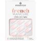 Essence French Manicure Click-On Nails Uñas postizas proporcionan a tus uñas un aspecto de manicura francesa profesional