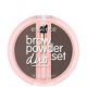Essence Brow Powder Set Duo Polvo para cejas con cepillo resistente al agua para un acabado definido tupido y natural