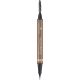 Essence Microblanding Brow Brush Liner Waterproof Delineador de cejas resistente al agua de cobertura media ofrece un look definido de forma natural