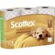 Scottex Papel Higiénico Sensitive Cuidado Delicado Papel higiénico acolchado de 3 capas ofrece máxima suavidad y cuidado con aroma a leche de almendras 6 uds
