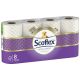 Scottex Acolchado Papel higienico 2 capas 8 rollos (145serv x rollo)