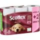 Scottex Papel Higiénico Seda Acolchado Formato Especial Papel higiénico acolchado de 3 capas ofrece máxima suavidad y cuidado con aroma suave 6 uds