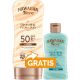 Hawaiian Tropic Hydrating Protection Lotion Spf 50+After Sun Gratis Set de protección solar facial y corporal perfecto para proteger y cuidar tu piel bajo el sol