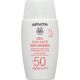 Apivita Bee Sun Safe Daily Age Repair Fluide Spf 50 Crema facial solar de textura fluida ultraligera previene y corrige la apariencia de arrugas para una piel hidratada 50 ml