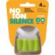 Noton Silence Tapones De Espuma Para Los Oídos Tapones de espuma antiruido para los oídos 4 uds