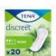 Tena Discreet Ultra Mini Compresas Finas Compresas de incontinencia ofrecen gran protección segura para pérdidas de orina leves