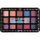 J.Cat Dia Y Noche Tri-Element Eyeshadow Palette Paleta de sombras de ojos altamente pigmentada con colores mate y brillantes ideales para look de fiesta 15 tonos