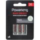 Powerking Pilas Aa Maxi Energy Pilas alcalinas multiusos idóneas para dispositivos de uso cotidiano lr6-1,5v 4 uds