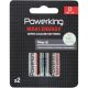Powerking Pilas D Maxi Energy Pilas alcalinas multiusos idóneas para dispositivos de uso cotidiano lr20-1,5v 2 uds