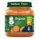 Gerber Organic Tarrito Calabaza Y Boniato Tarrito ecológico elaborado con las mejores hortalizas a partir de 4 meses 125 gr