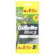 Gillette Blue 3 Sensitive Maquinilla De Afeitar Formato Especial Maquinilla de afeitar desechable afeitado más suave 5 uds