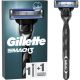 Gillette Mach3 Maquinilla De Afeitar Maquinilla de afeitar con barra de gel lubricante y acero de corte preciso para durar hasta 15 afeitados