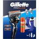 Gillette Proglide Maquinilla De Afeitar+Fusion Shave Gel Estuche Set de afeitar recorta afeita y perfila con precisión afeitado cómodo apurado y perfecto