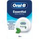 Oral-B Essential Seda Dental Seda dental de textura resistente al deshilachado elimina la placa bacteriana con refrescante sabor a menta 50 m