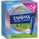 Tampax Tampones Pearl Compak Super 3in1 Formato Especial Tampones con aplicador de plástico ofrecen protección discreción y comodidad de larga duración 20 uds