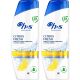 H&S Citrus Fresh Champú Anticaspa Duplo Pack Ahorro Champú anticaspa elimina el picor y la sequedad ofreciendo acabado bonito y saludable para cabello graso 2x300 ml