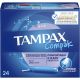 Tampax Tampones Compak Lites Tampones con aplicador de plástico 24 uds
