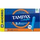 Tampax Tampones Compak Super Plus 2 In 1 Formato Ahorro Tampones con aplicador de plástico ofrecen protección discreción y comodidad de larga duración 26 uds