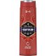 Old Spice Captain Gel De Baño-Champú 3 En 1 Gel de ducha y champú limpia la piel y deshace el mal olor con refrescante fragancia 400 ml