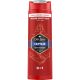 Old Spice Captain Gel De Baño-Champú 3 En 1 Gel de ducha y champú limpia la piel y deshace el mal olor con refrescante fragancia