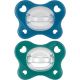 Chicco Chupete Physioforma Dual Soft 16-36m Chupete con nuevo escudo delgado y compacto entrena todas las funciones vitales de la boca para crecimiento saludable 2 uds