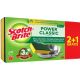 Scotch Brite Estropajo Classic Scrub Sponge Formato Especial Estropajo ideal para eliminar la grasa y los restos de comida incrustados de ollas y sartenes