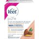 Veet Pure Kit De Cera Cepilatoria De Azúcar Cera tibia para cuerpo y rostro 100% de origen natural con aceite de argán para 28 días de suavidad 250 ml