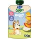 Hero Solo Bolsita Mediterráneo Bolsita natural sin gluten con 100% fruta para alimentación natural y nutritiva a partir de 12 meses 100 gr