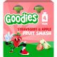 Goodies Bolsitas Fresa Y Manzana Bolsitas saludables ideales para llevar en cualquier momento elaboradas 100% con fruta 4x100 gr
