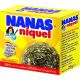Nanas Estropajo Níquel Rizos En Zig-Zag Estropajo de acero inoxidable permite un agarre mejor y más duración 21 gr