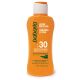 Babaria Leche Protectora Spf 30 Leche solar resistente al agua aceleradora del bronceado con aloe vera