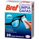 Bref Toallitas Limpia Gafas Toallitas limpia gafas extrasuaves y desengrasantes secado rápido 20 uds