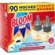 Bloom Max Moscas Y Mosquitos Común Y Tigre Recambio Formato Ahorro Insecticida eléctrico fórmula concentrada de acción rápida ofreciendo hasta 90 noches de protección 2 uds