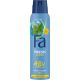Fa Sport Desodorante Spray Desodorante 0% aluminio antitranspirante y antimanchas con aroma cítrico 48 horas 50 ml