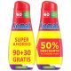 Somat Lavavajillas Todo En 1 Duplo Pack Ahorro Lavavajillas a máquina gel con aroma lima y limón con gran poder de limpieza