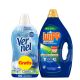 Wipp Express Detergente Higiene & Antiolores + Suavizante Cielo Azul Pack regalo para el lavado de la ropa