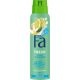 Fa Fresh Lime Squeeze Desodorante Spray Desodorante antitranspirante ofrece una protección hasta 48 horas con aroma a jugo de lima 150 ml