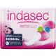 Indasec Compresas Dermo Seda Maxi Good Night Compresa antifugas y antiolores con doble núcleo absorbente para la noche 12 uds