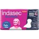 Indasec Compresas Discreet Maxi Noche Compresas antifugas y antiolores con doble núcleo absorbente para pérdidas de orina 12 uds