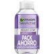 Garnier Skin Active Desmaquillante 2 En 1 Duplo Pack Ahorro Desmaquillante de ojos bifásico elimina de forma suave incluso maquillaje waterproof fortaleciendo las pestañas  2x125 ml