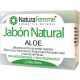 Naturafemme Jabón Natural Aloe Jabón de manos en pastilla natural recupera y calma pieles más castigas y dañadas 100 gr